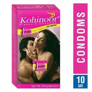 Kohinoor Pink Fit Better Condom - 10Pcs Pack(India)